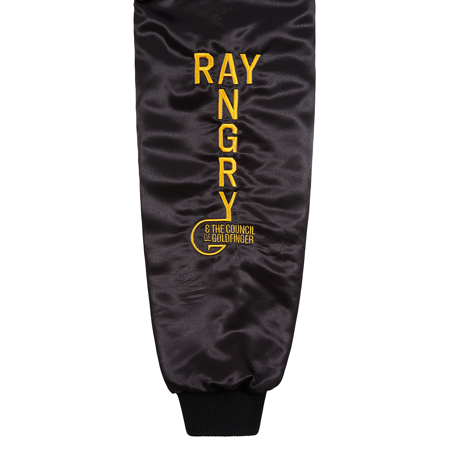 MISTER GOLDFINGER FLIGHT JACKET (blk & gold) - Image 3